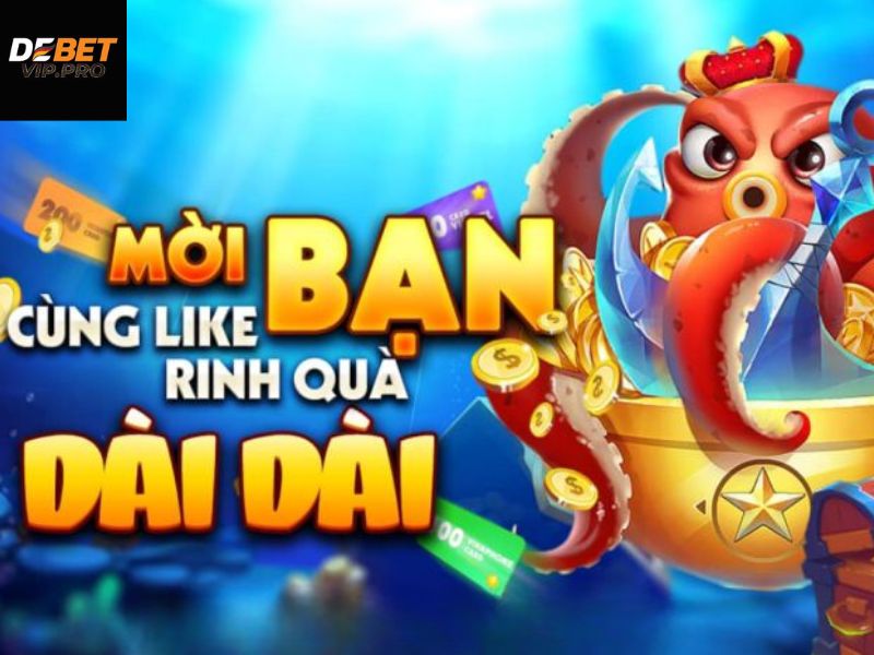 Debet – Game bắn cá tặng code miễn phí